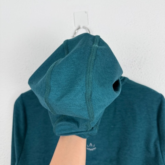 Beyond Yoga Spacedye High Energy Hoodie Hooded Jacket Large Lunar Teal - Picture 8 of 14